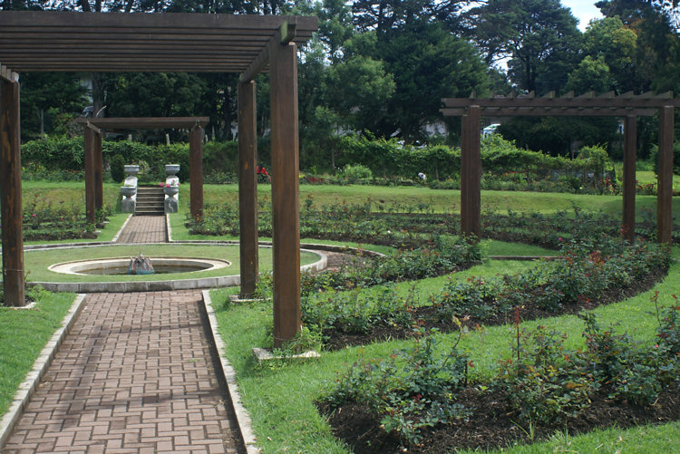 Victoria Park Rose Garden in Nuwara Eliya, Sri Lanka Victoria Park Rose Garden