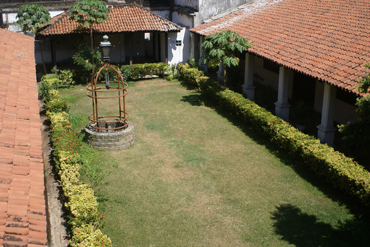 The courtyard garden of the old Dutch museum Colomco Sri Lanka The courtyard garden of the old Dutch museum