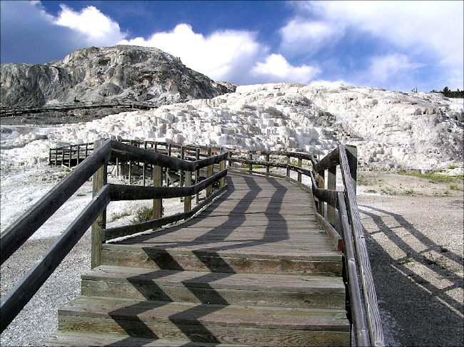 Mammoth Hot Springs USA