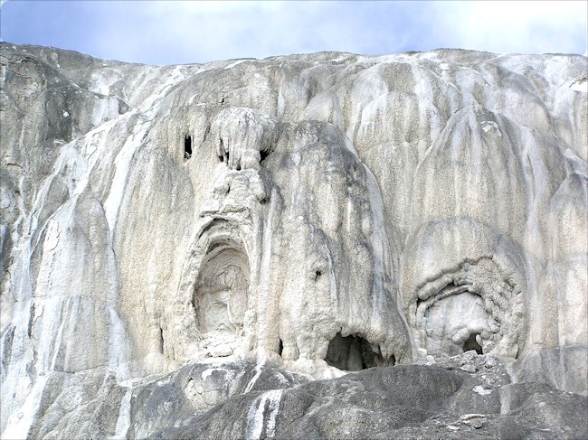 Mammoth Hot Springs in Yellowstone