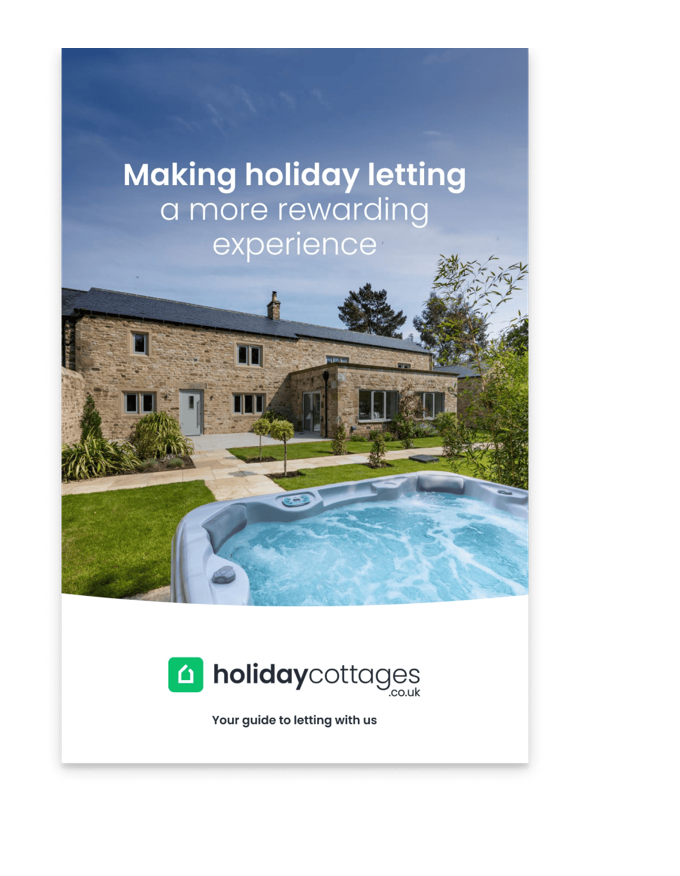 The cover of our 'let with us' downloadable guide.