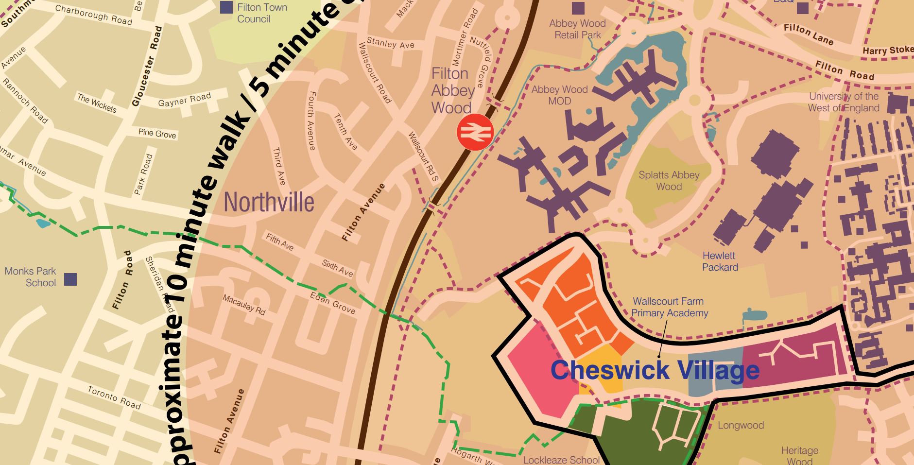 Cheswick Village travel information Travelwest