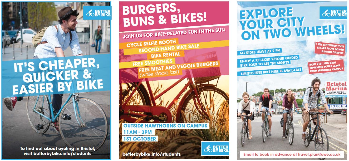 universities better by bike examples