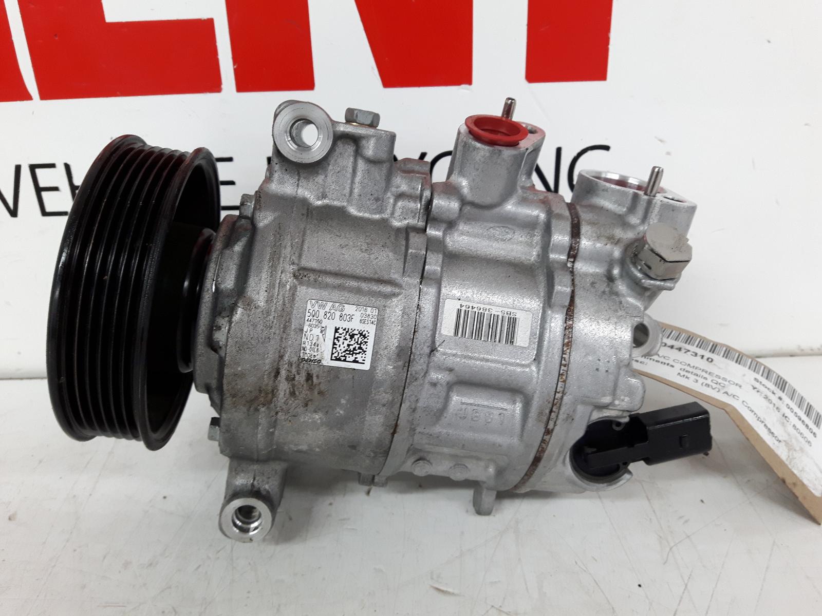 2016 AUDI A3 8V 1984cc Petrol AIR CON A/C COMPRESSOR PUMP 5Q0820803F eBay