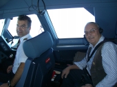 Im Cockpit