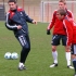 Mark van Bommel, Christian Lell und Philipp Lahm Mark van Bommel, Christian Lell und Philipp Lahm