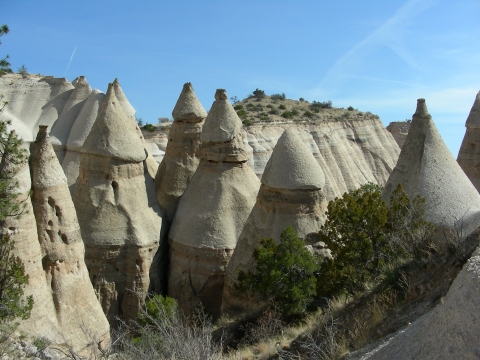 Santa Fe - und noch mehr tent rocks Santa Fe - und noch mehr tent rocks