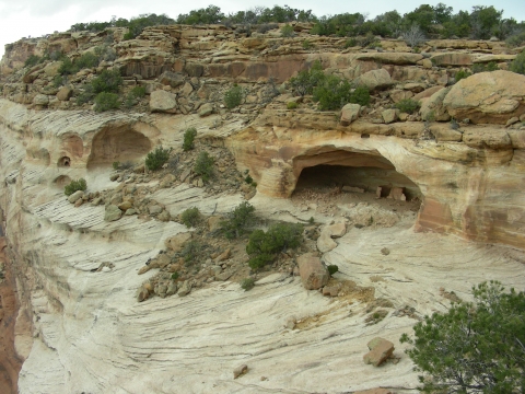 Chinle - mummy cave im Canyon de Chelly Chinle - mummy cave im Canyon de Chelly
