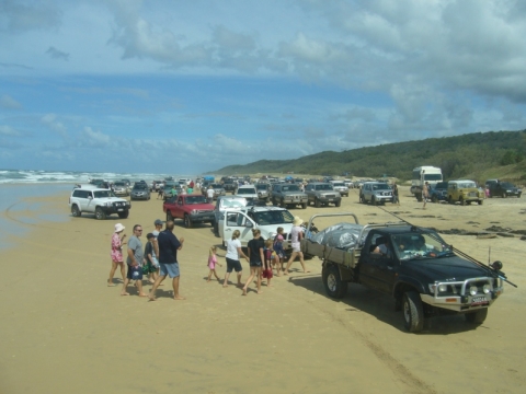 Fraser Island - Osterstau!!! Fraser Island - Osterstau!!!