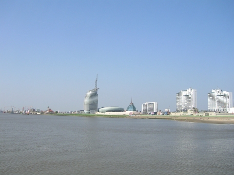 Bremerhaven - Blick vom Leuchturmn auf Bremerhaven Bremerhaven - Blick vom Leuchturmn auf Bremerhaven