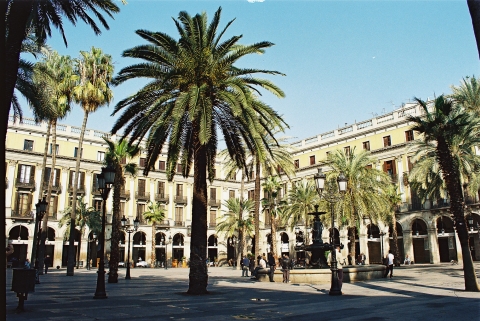 Barcelona - Placa Reial Barcelona Barcelona - Placa Reial Barcelona
