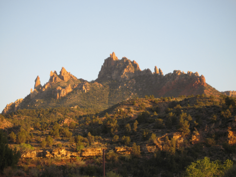 Zion NP - Blick vom zentralen Punkt aus 3