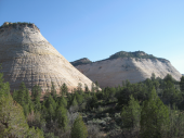 Gletscherschliff, Einfahrt in den Zion N.P.