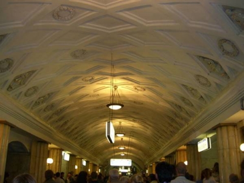 Москва - U-Bahnstation in Moskau