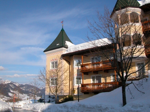 Kössen - Blick aufs Kaiserschlössl Kössen - Blick aufs Kaiserschlössl