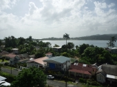 Blick aus dem Ivanhoes Guesthouse, Port Antonio
