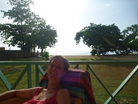 Black River - Terrasse in Negril