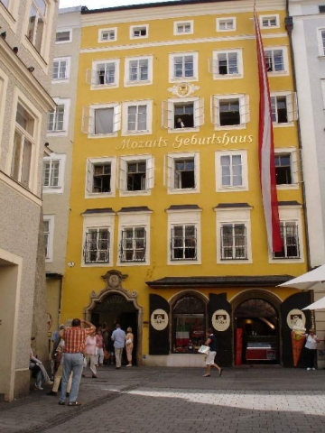 Salzburg - Mozarts Geburtshaus Salzburg - Mozarts Geburtshaus
