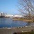 Blick auf Sportpalast und Eislaufhalle
