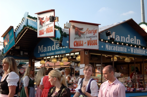 Munich - Gebratene Mandeln Oktoberfest 2009