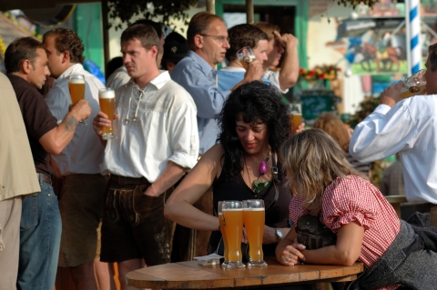 Munich - Wiesn 2009: leckeres Wei&szlig;bier