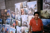 Bilderstand in Lima