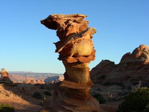 Coyote Buttes South - weird rock Coyote Buttes South - weird rock