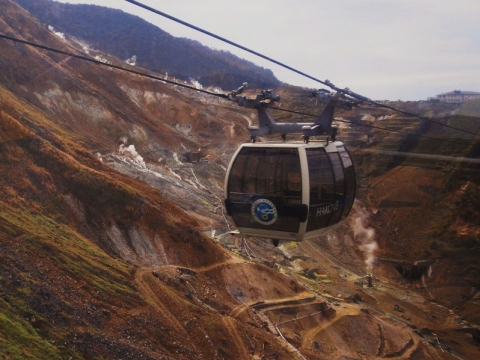 Hakone - Hakone / Japan, Hakone Ropeway Gondelbahn Hakone - Hakone / Japan, Hakone Ropeway Gondelbahn