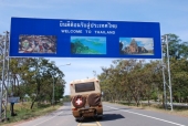 Grenze zu Thailand
