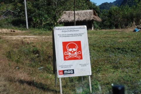 Luang-Prabang - Gesperrte Strecke