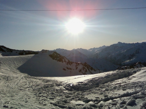 Stubaier Gletscher - Oben auf der Schaufelspitze Stubaier Gletscher - Oben auf der Schaufelspitze