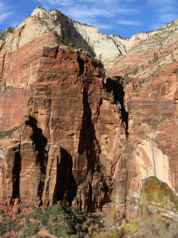 Zion National Park - Observation Point mit weeping wall Zion National Park - Observation Point mit weeping wall
