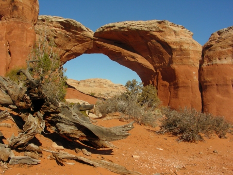 Arches Nationalpark - Broken Arch Arches Nationalpark - Broken Arch