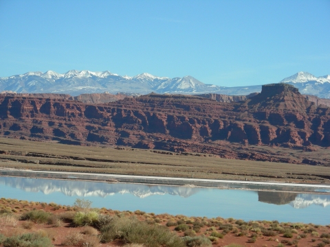 Canyonlands N.P. - an der Potash Road Canyonlands N.P. - an der Potash Road