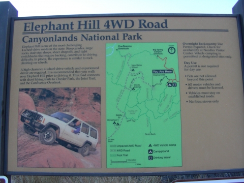 Canyonlands N.P. - Elephant Hill Canyonlands N.P. - Elephant Hill