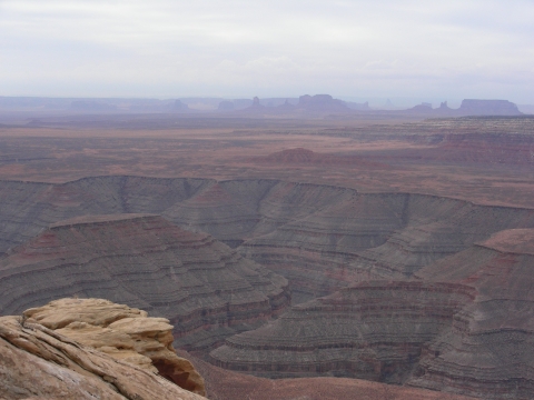 Monument Valley - Goose Necks mit Mon. Valley Monument Valley - Goose Necks mit Mon. Valley
