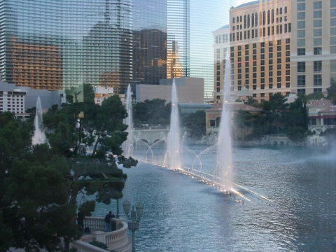 Las Vegas - Wasserspiele am Bellagio Las Vegas - Wasserspiele am Bellagio