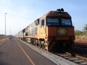 Fahrt mit dem Ghan