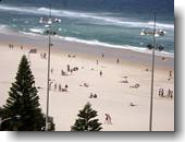 Blick aus dem Hotel an der Gold Coast