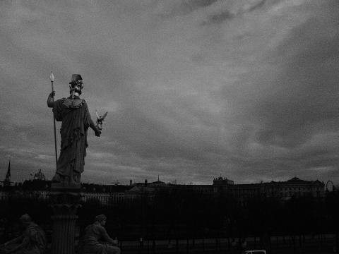 Wien - Blick vom Parlament auf die Hofburg Wien - Blick vom Parlament auf die Hofburg