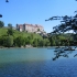 Wöhrsee mit Blick auf die Burghauser Burg Wöhrsee mit Blick auf die Burghauser Burg