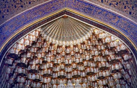 Samarkand - Medrese Tellakari, die Goldgeschmückte Samarkand - Medrese Tellakari, die Goldgeschmückte