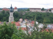 Blick auf die Altstadt von &Ouml;sterreichischer Seite