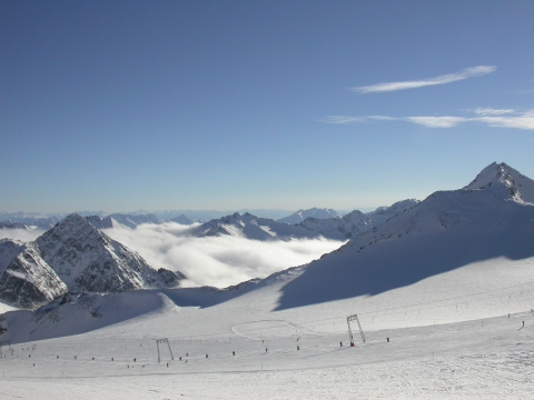Telfes im Stubai - Traumwetter auf dem Stubaier Gletscher am Neujahrstag Telfes im Stubai - Traumwetter auf dem Stubaier Gletscher am Neujahrstag