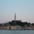 Blick vom Boot auf Rovinj