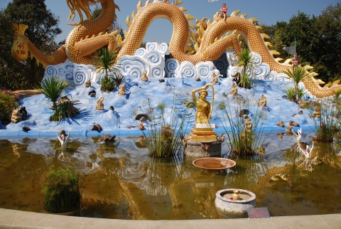 Chiang Rai - Blau violetter Tempel