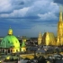 Blick auf Wien und den "Steffl" Blick auf Wien und den "Steffl"