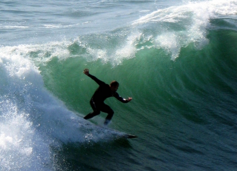 San Diego - Surfer Mission Beach San Diego - Surfer Mission Beach