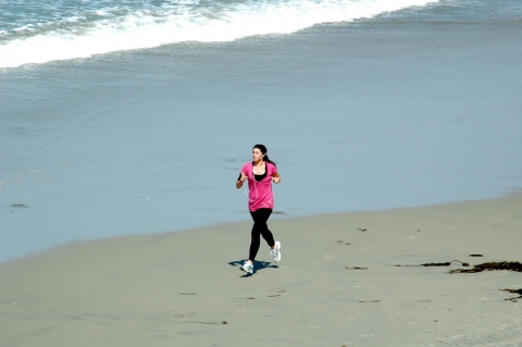 San Diego - Jogging am San Diego Beach San Diego - Jogging am San Diego Beach