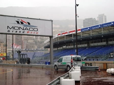 Monte Carlo, Monaco - Formel 1 Zuschauer Terassen Monte Carlo, Monaco - Formel 1 Zuschauer Terassen